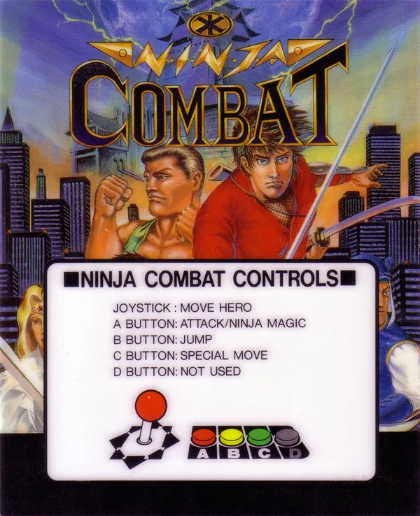 Ninja Combat mini marquee
